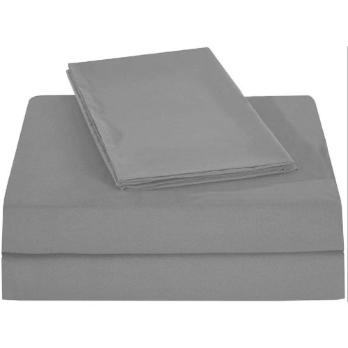 Shuda Luxury Sheets Trusted By The Biggest Hotels, Silver Grey Solid